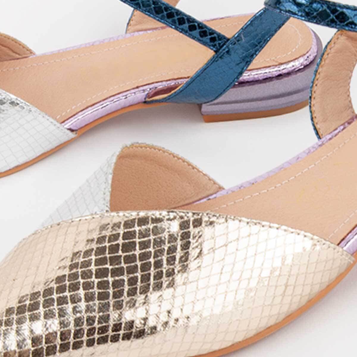 Women's Ballet Flats Montevita Gold