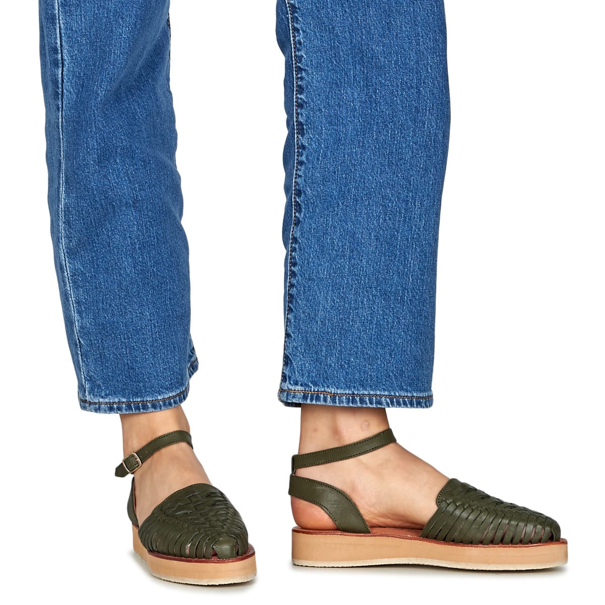 Women's Platforms Mapache Khaki