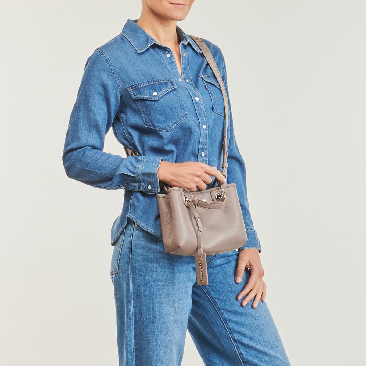 Women's Shoulder Bags Emporio Armani Brown