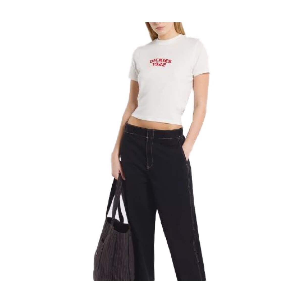 Women's T-Shirts Dickies White