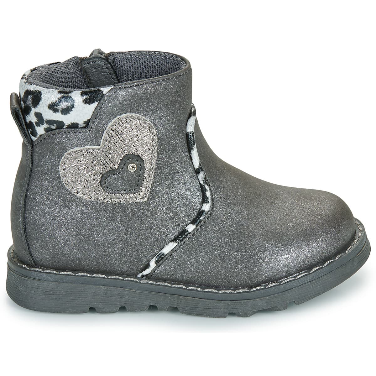 Girls' Ankle Boots Chicco Silver