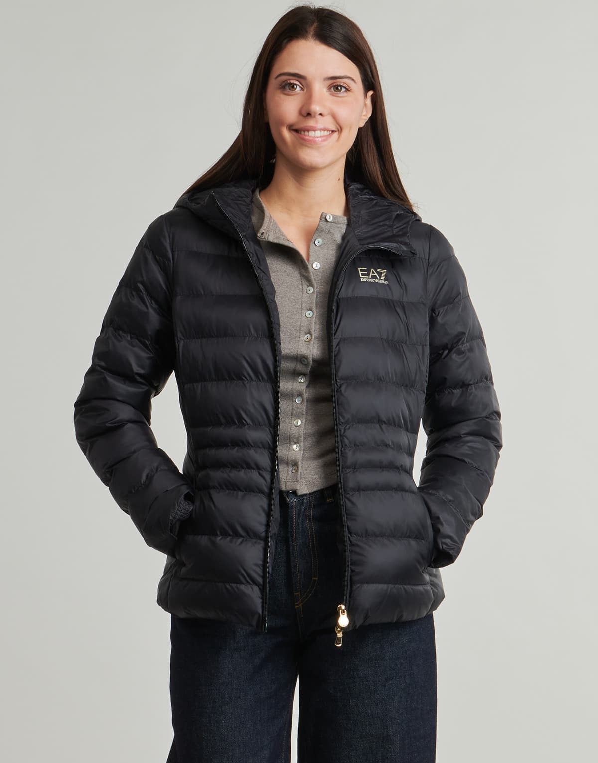 Women's Jackets EA7 Black