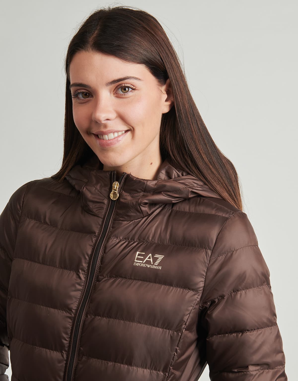 Women's Jackets EA7 Brown
