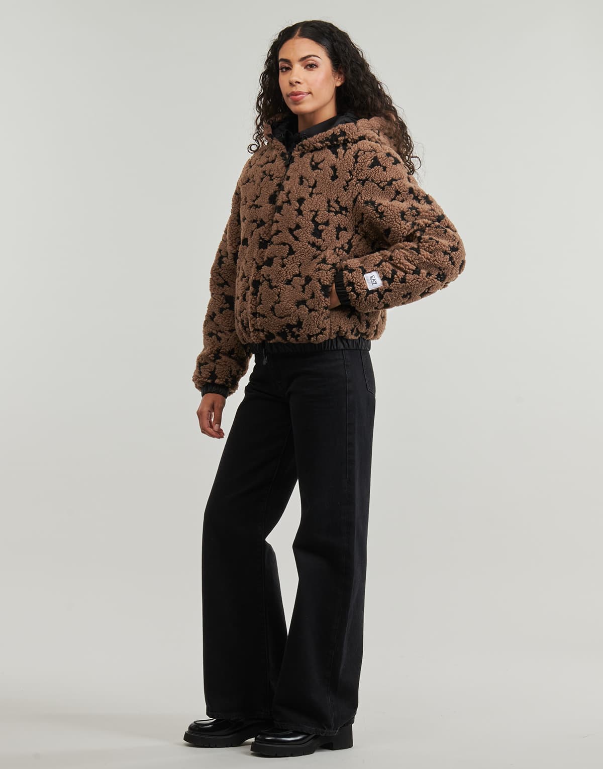 Women's Jackets EA7 Brown