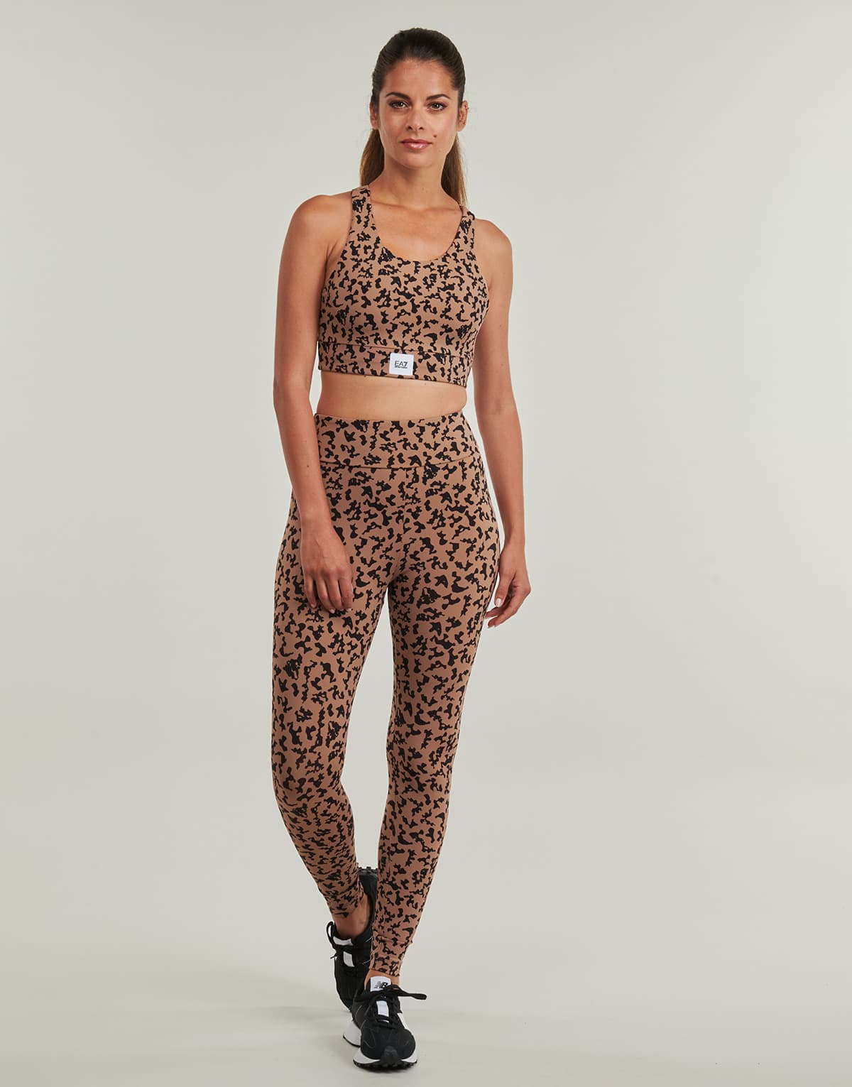 Women's Tights EA7 Brown