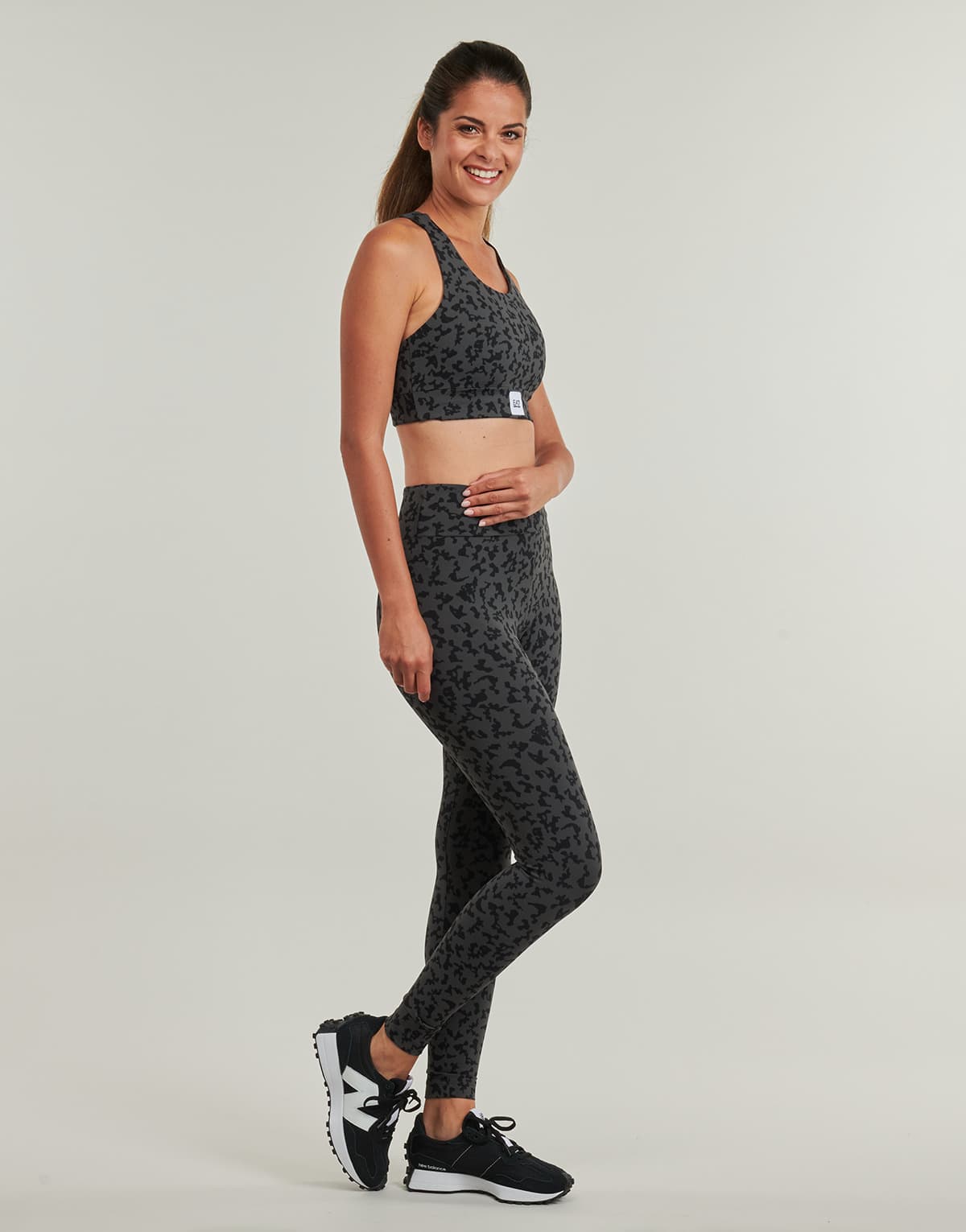 Women's Tights EA7 Gray