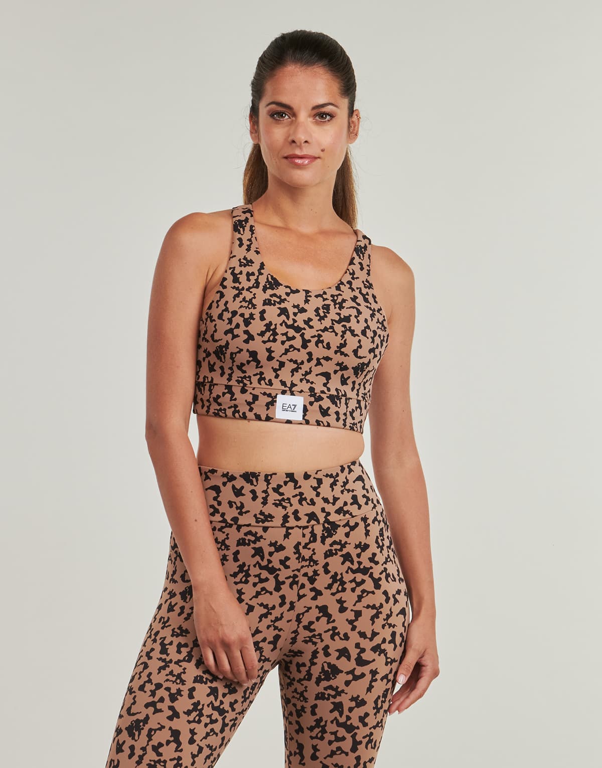 Women's Sports Bras EA7 Brown