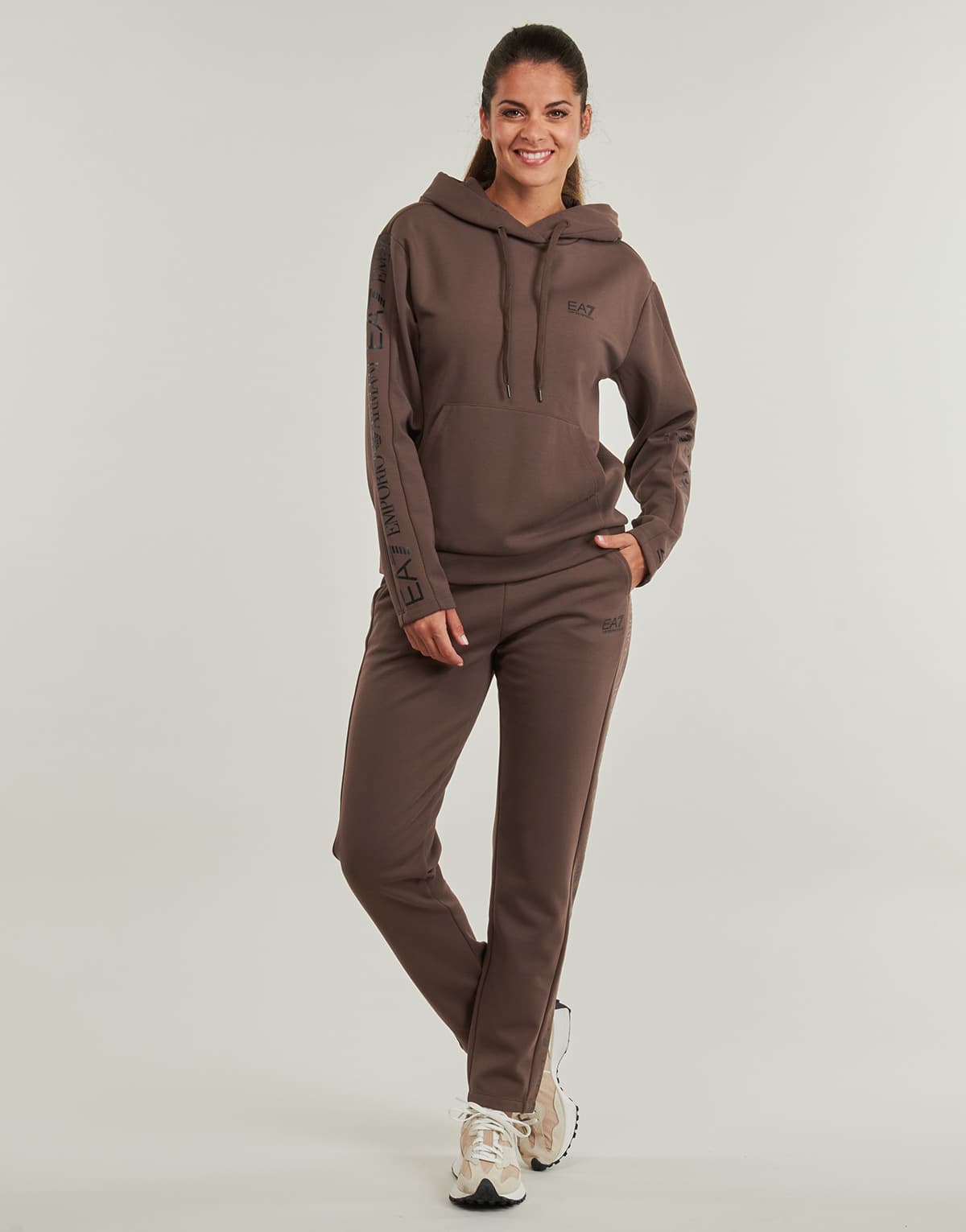 Women's Tracksuits EA7 Brown