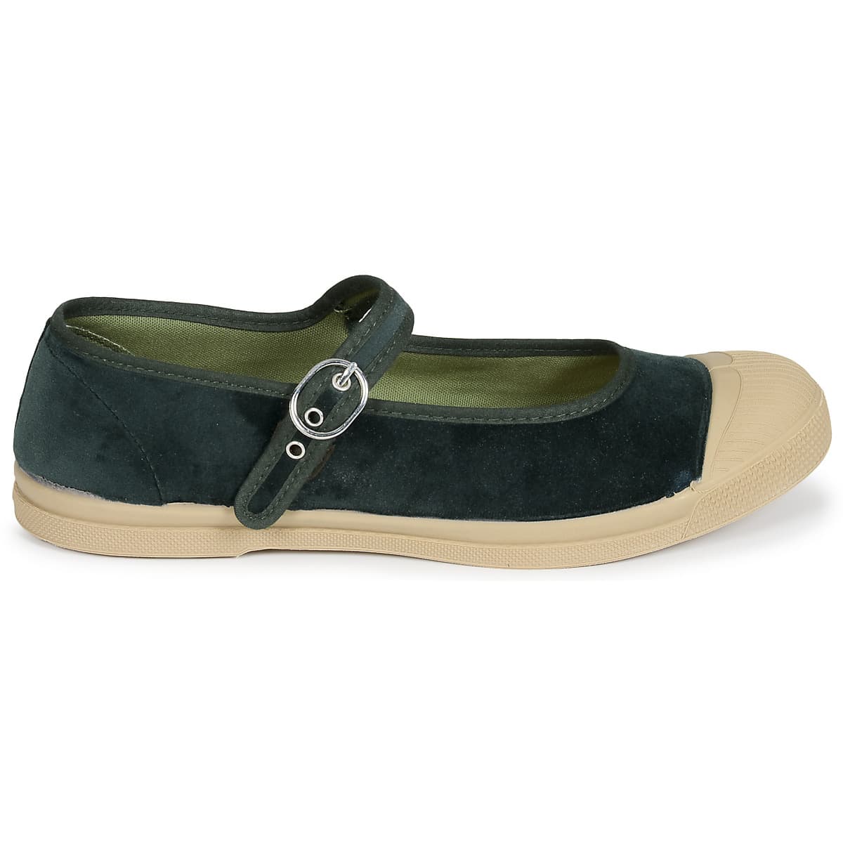Women's Ballet Flats Bensimon Green