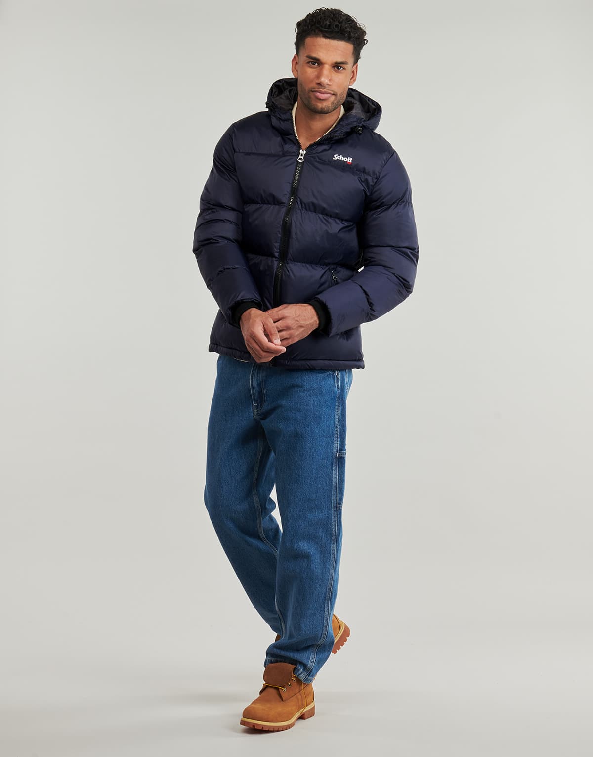 Men's Jackets Schott Blue