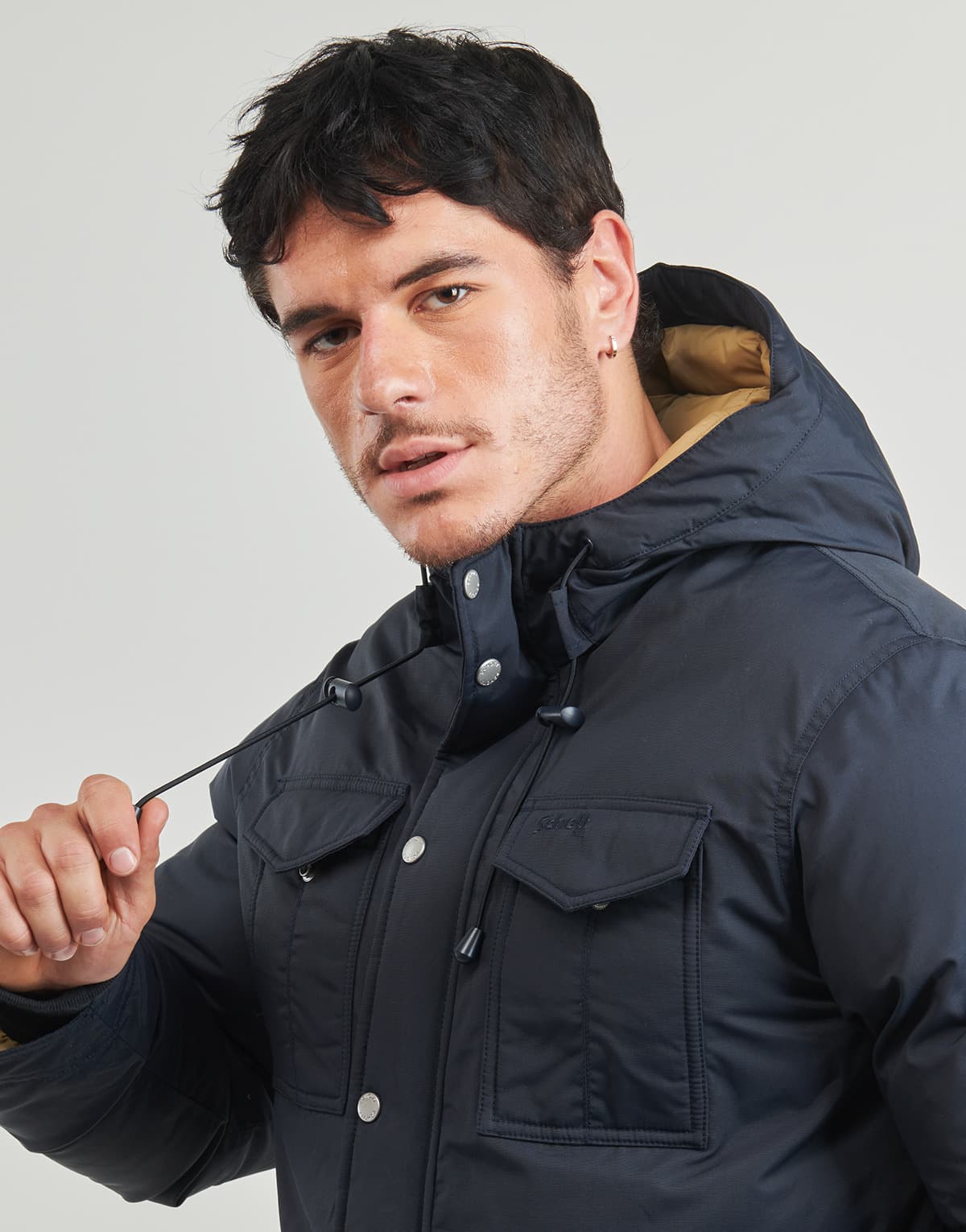 Men's Jackets Schott Blue