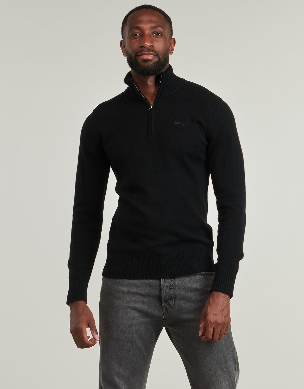 Men's Sweaters Schott Black