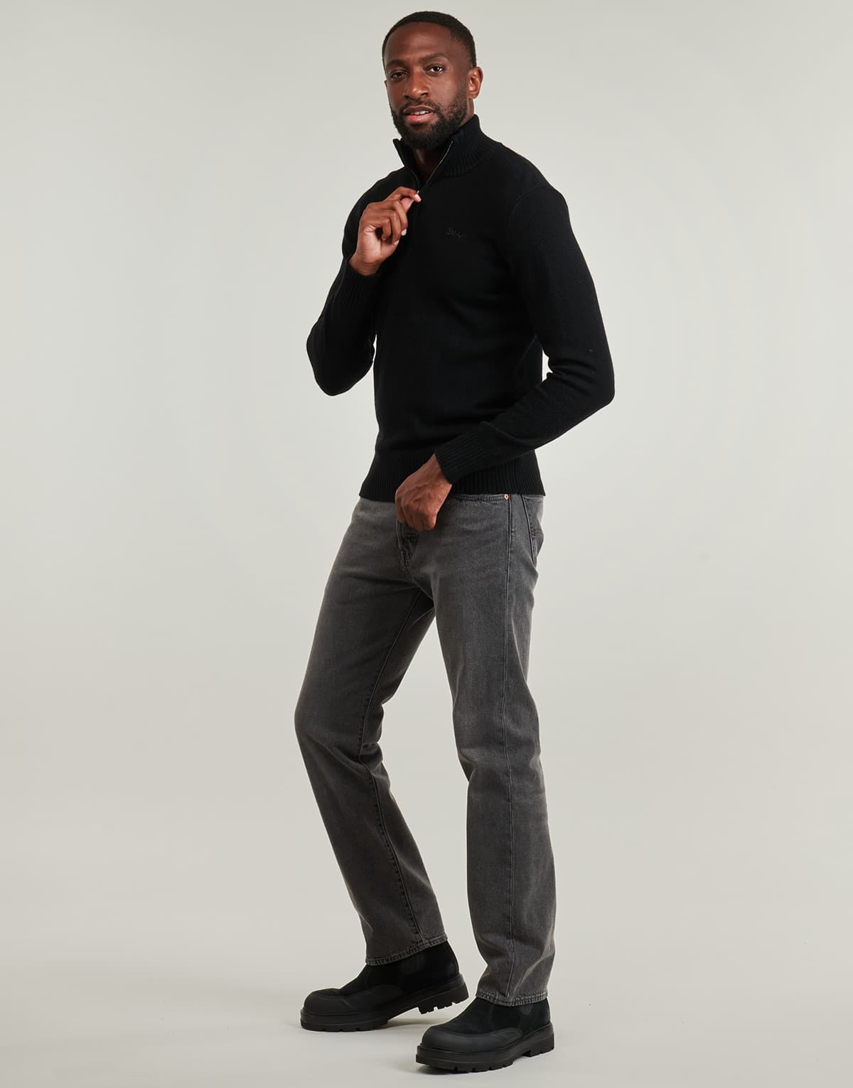 Men's Sweaters Schott Black