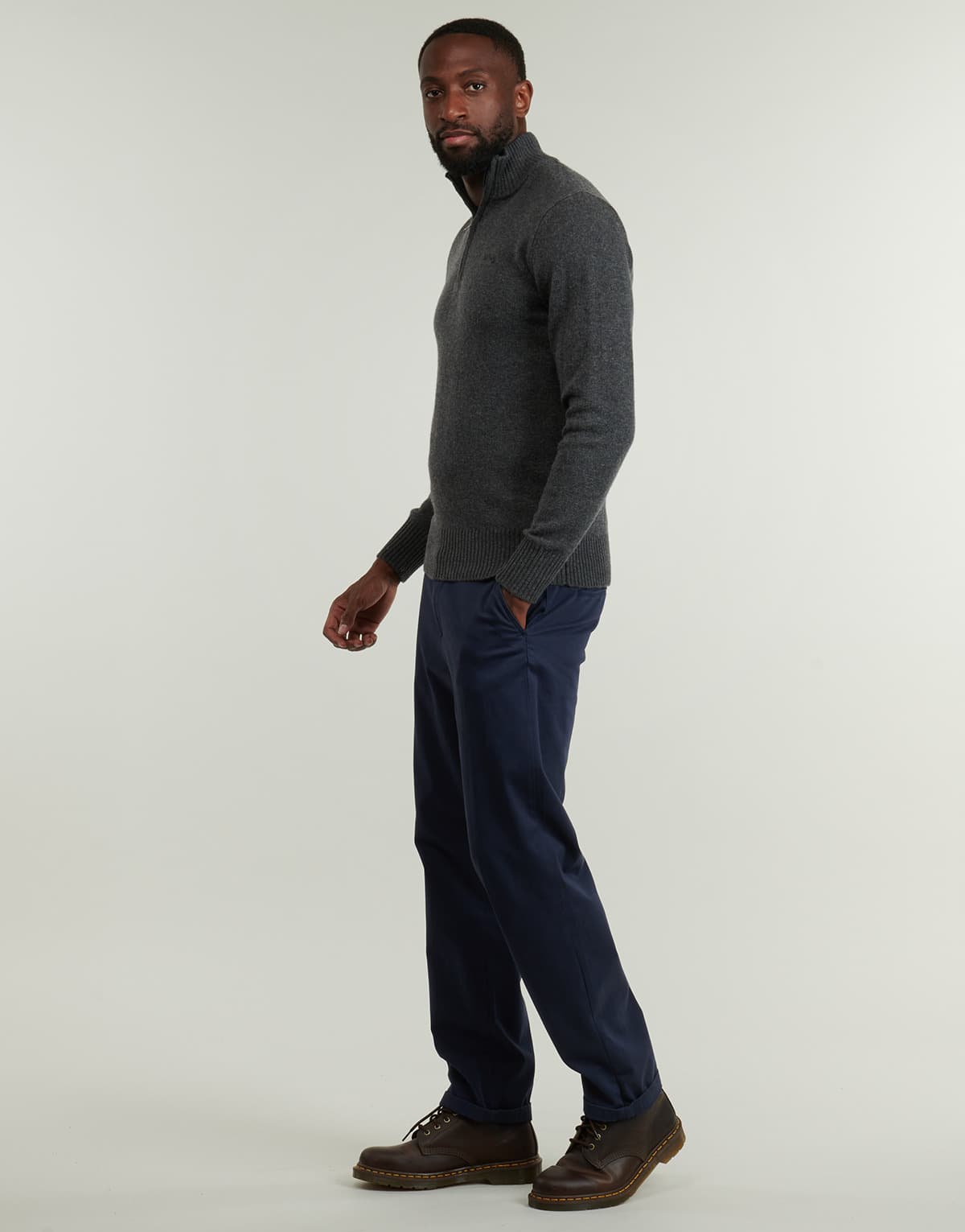 Men's Sweaters Schott Gray