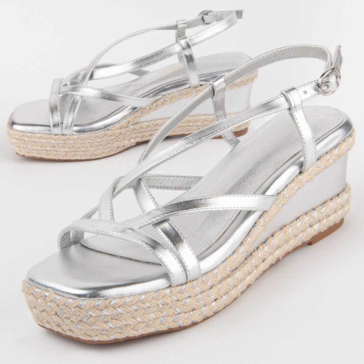 Women's Espadrilles Montevita Silver