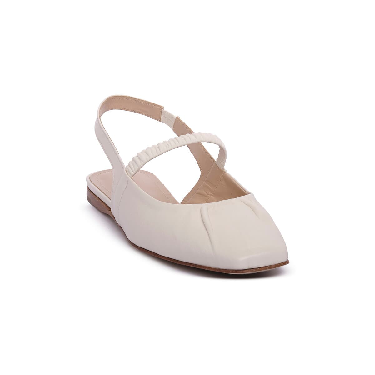 Women's Ballet Flats Priv Lab White
