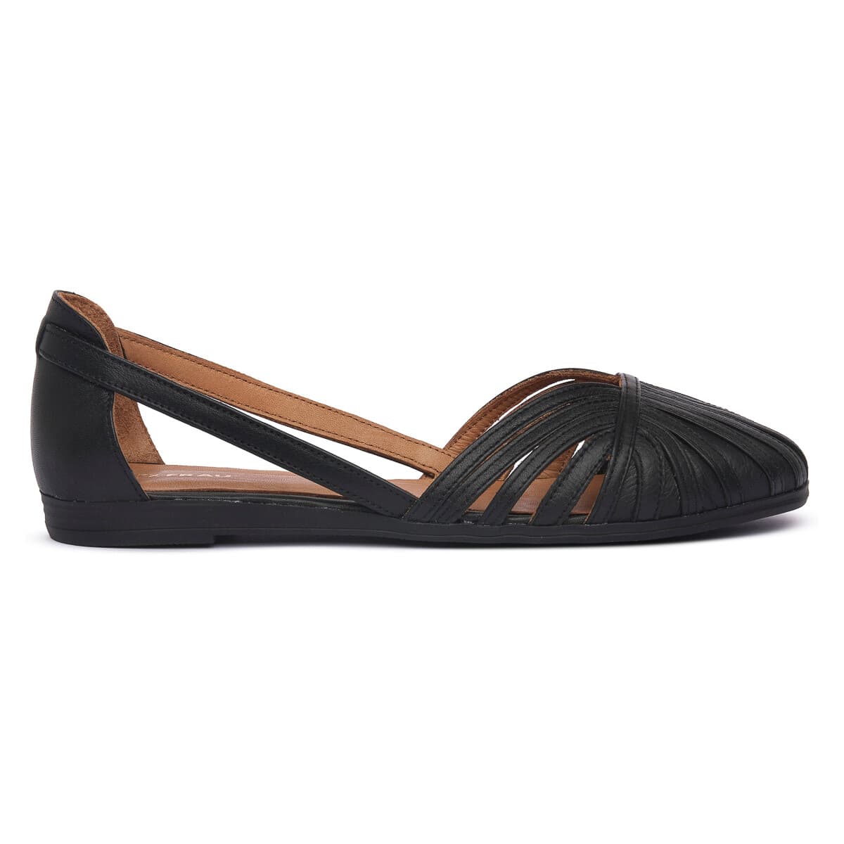 Women's Ballet Flats Frau Black
