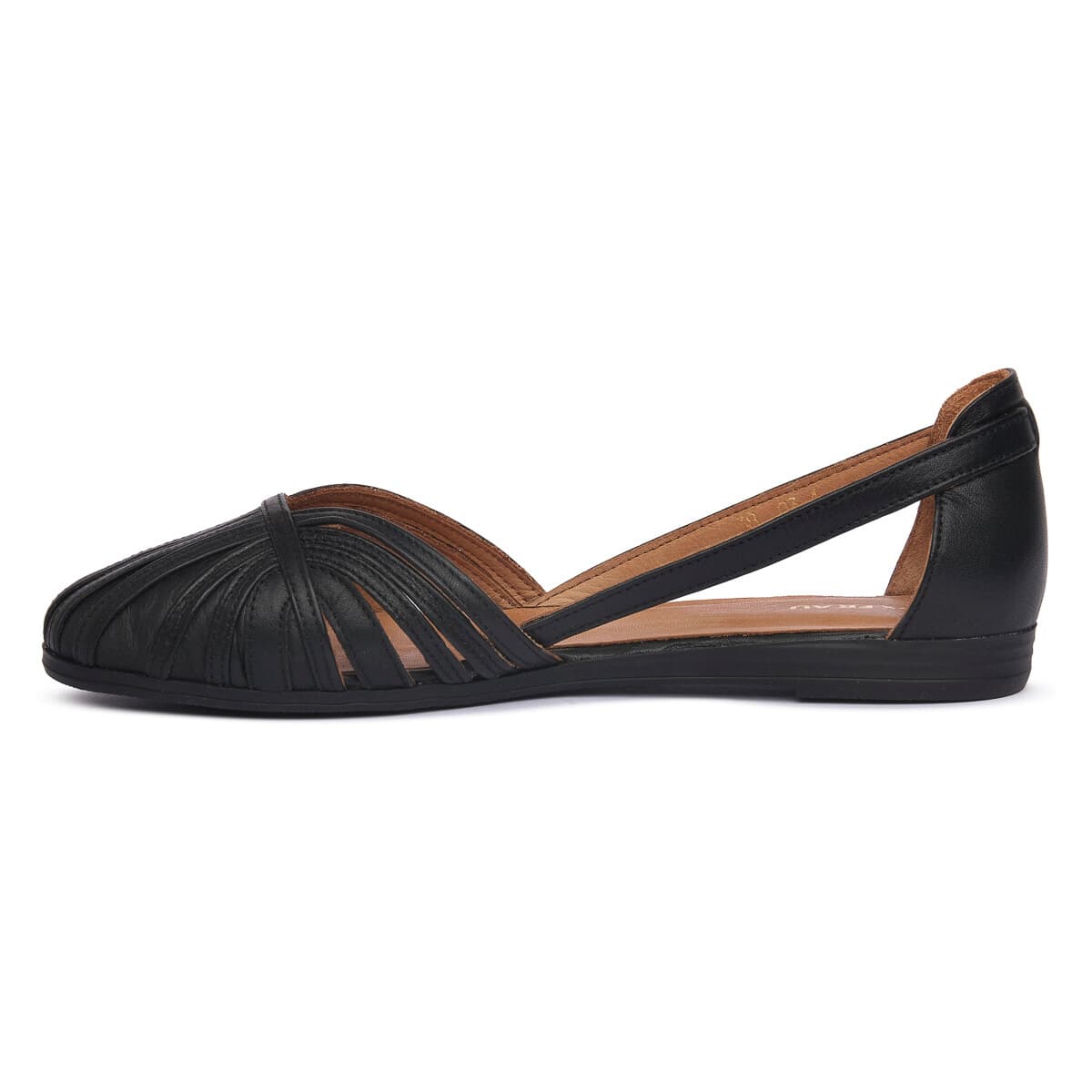 Women's Ballet Flats Frau Black