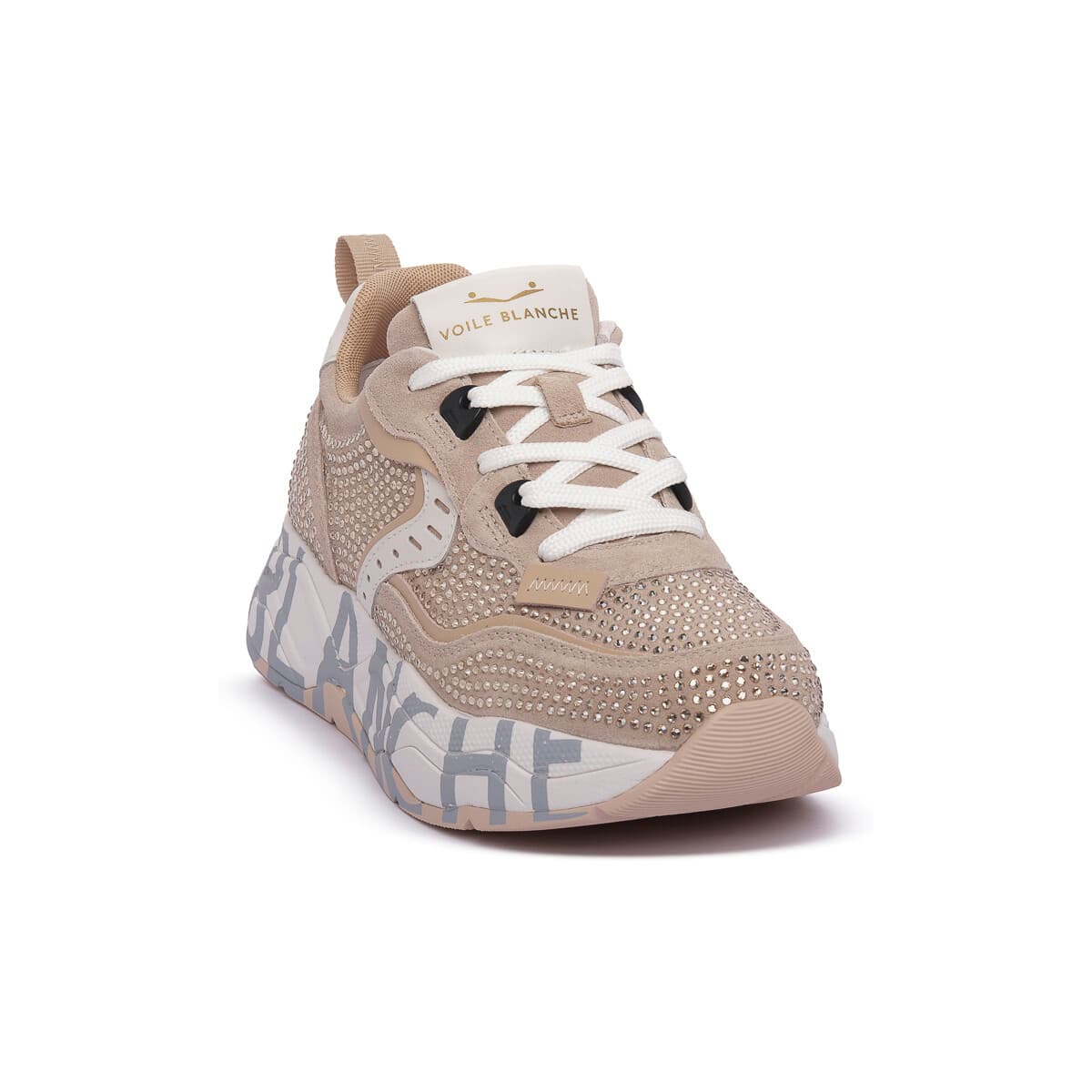 Women's Sneakers Voile Blanche Beige