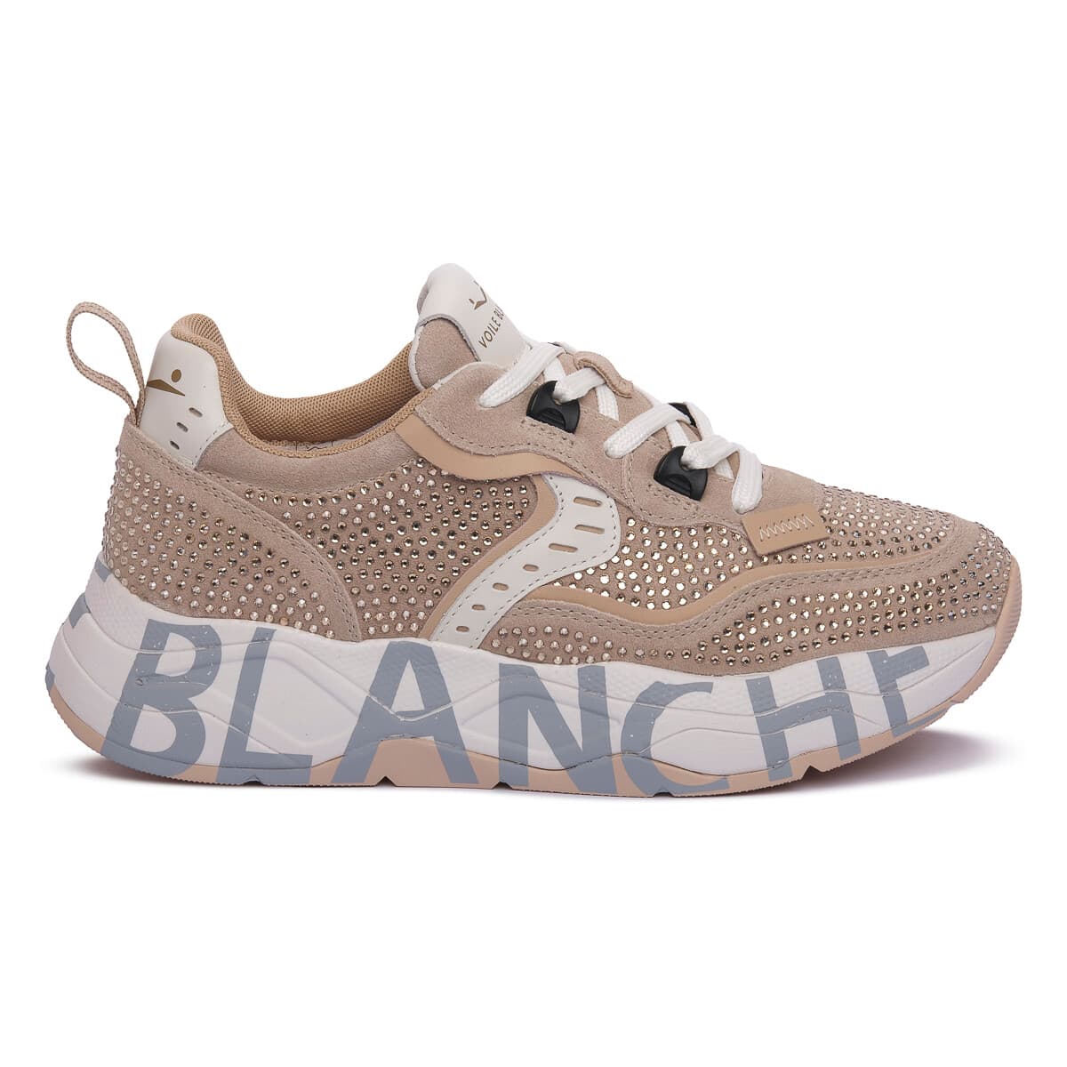 Women's Sneakers Voile Blanche Beige