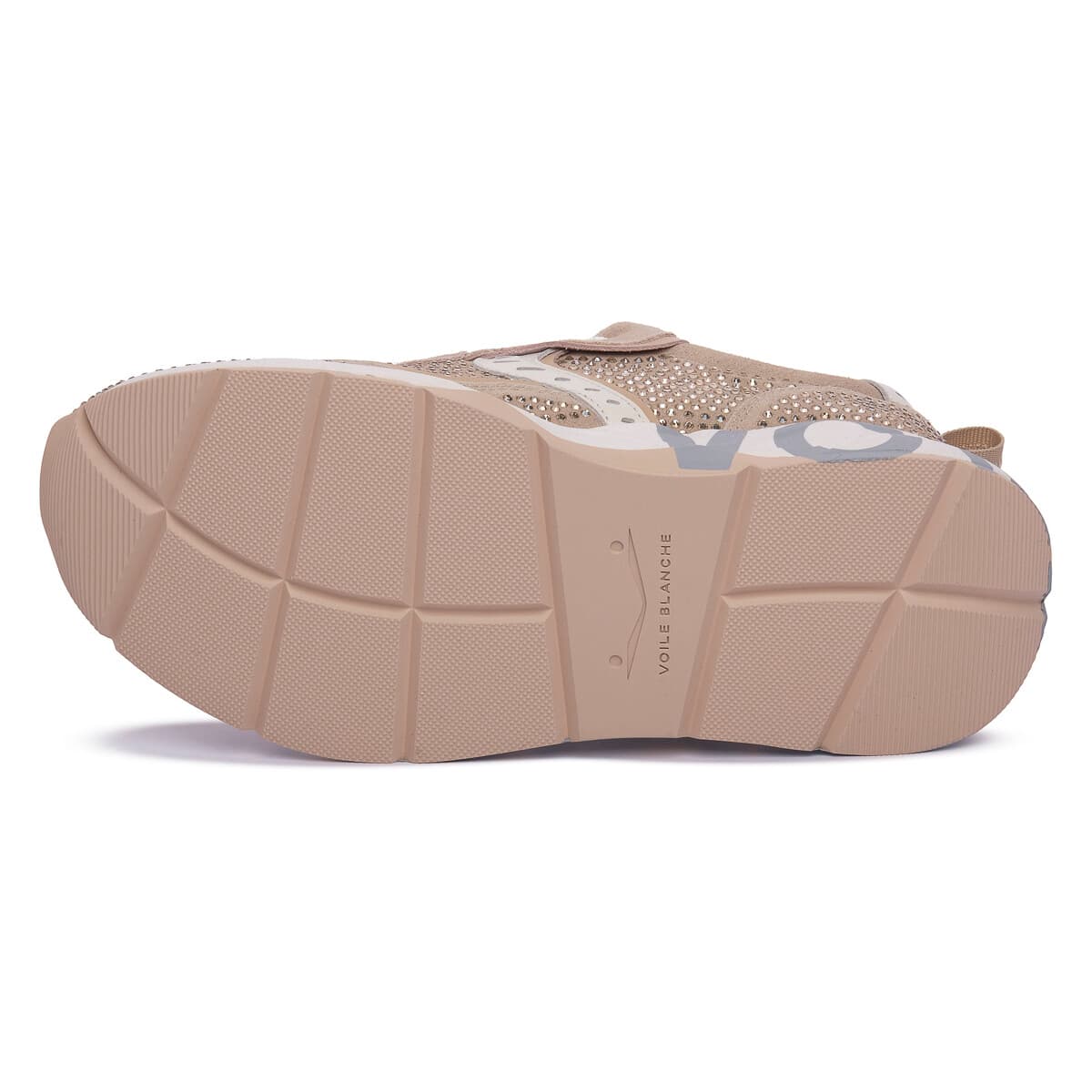 Women's Sneakers Voile Blanche Beige
