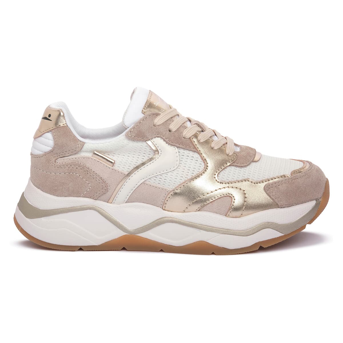 Women's Sneakers Voile Blanche Beige