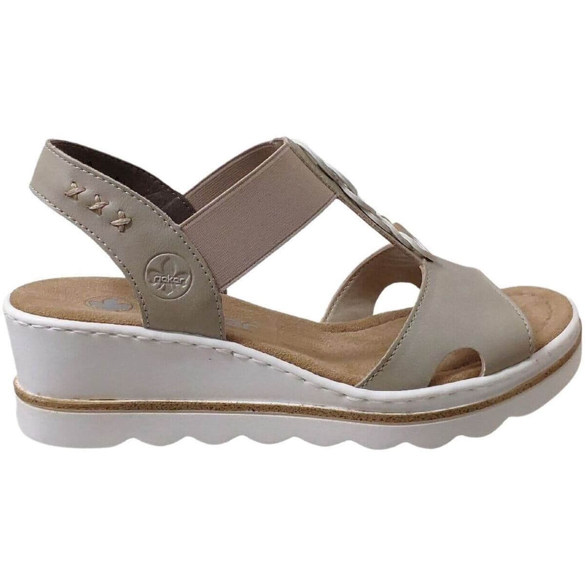 Women's Platforms Rieker Beige