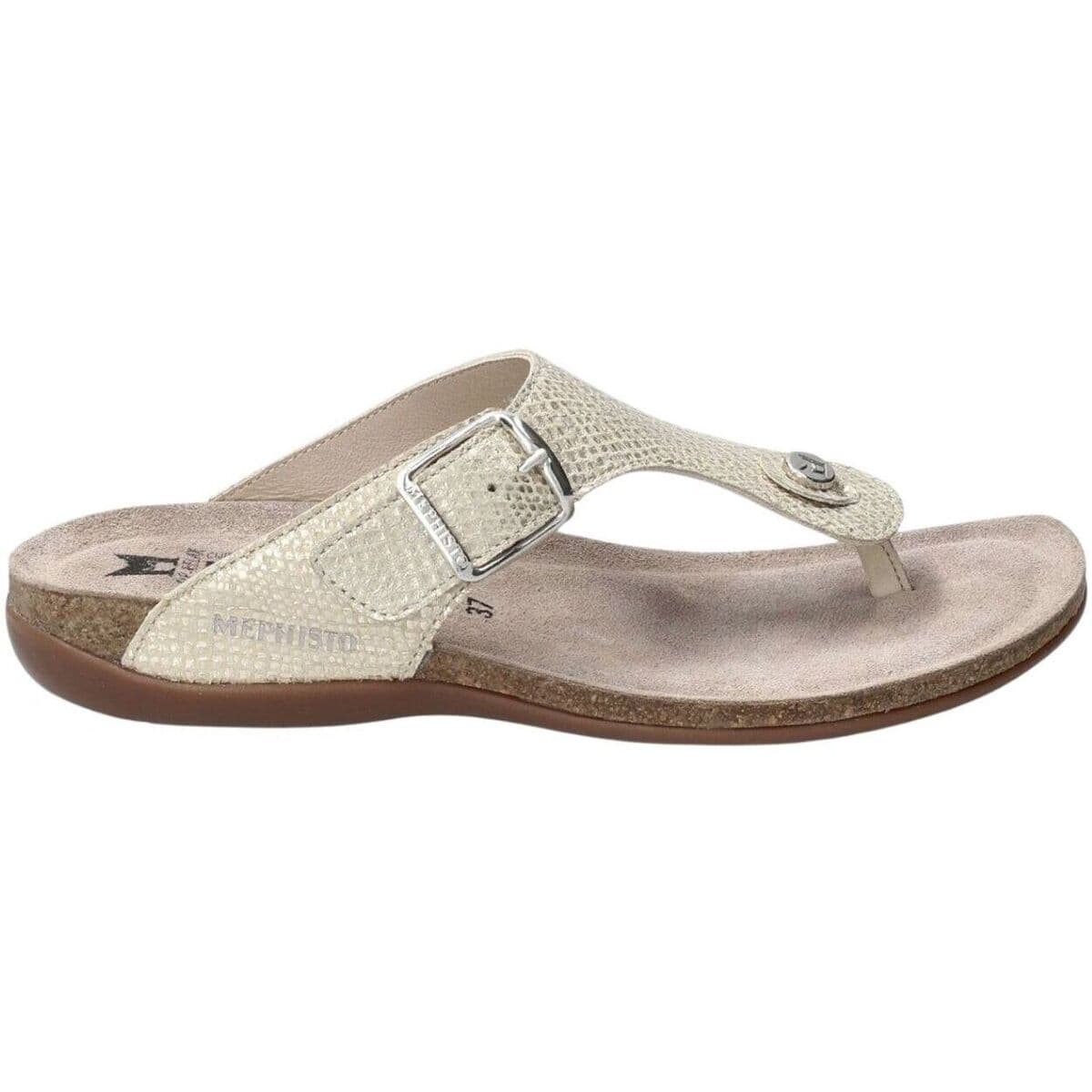 Women's Flip Flops Mephisto Gold