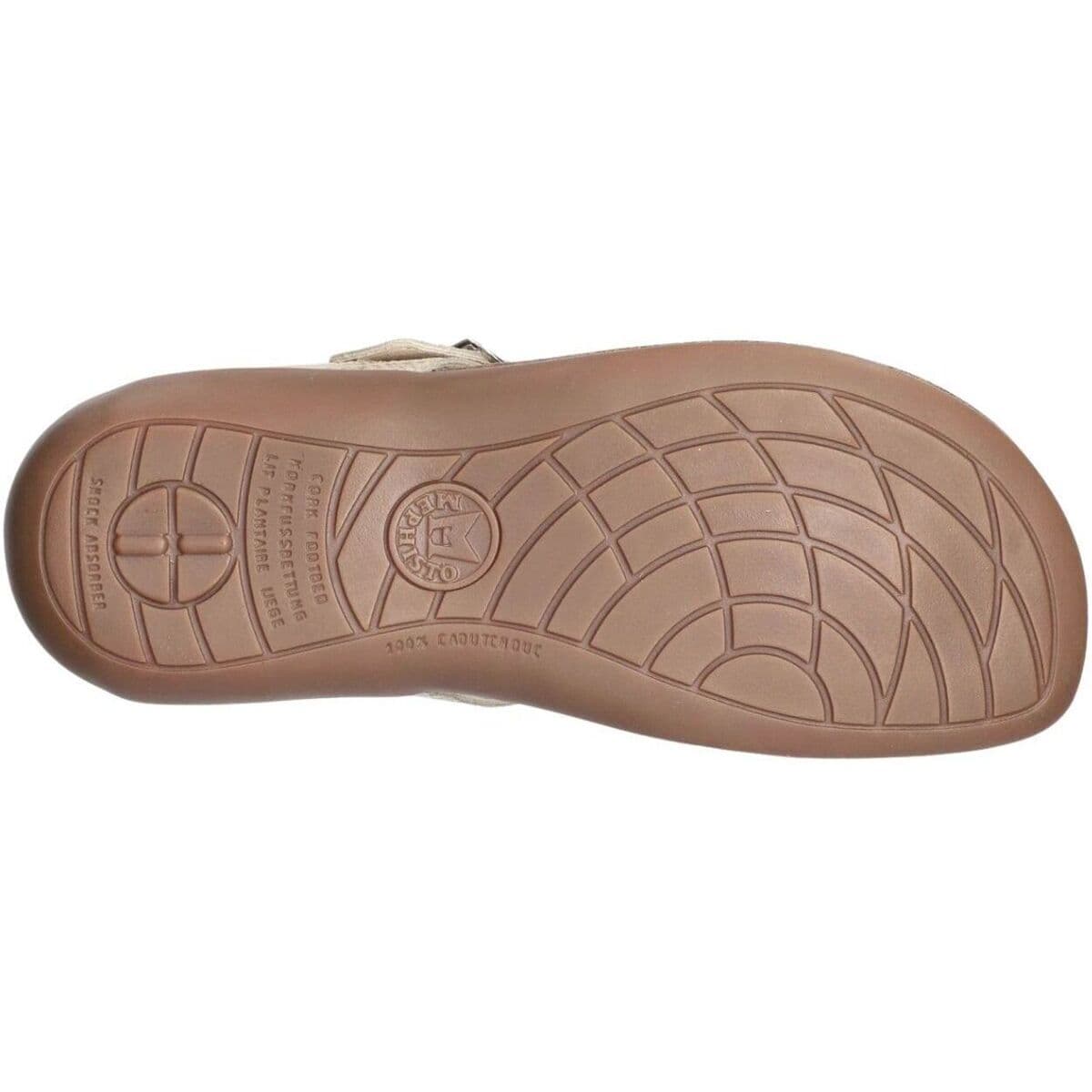 Women's Flip Flops Mephisto Gold
