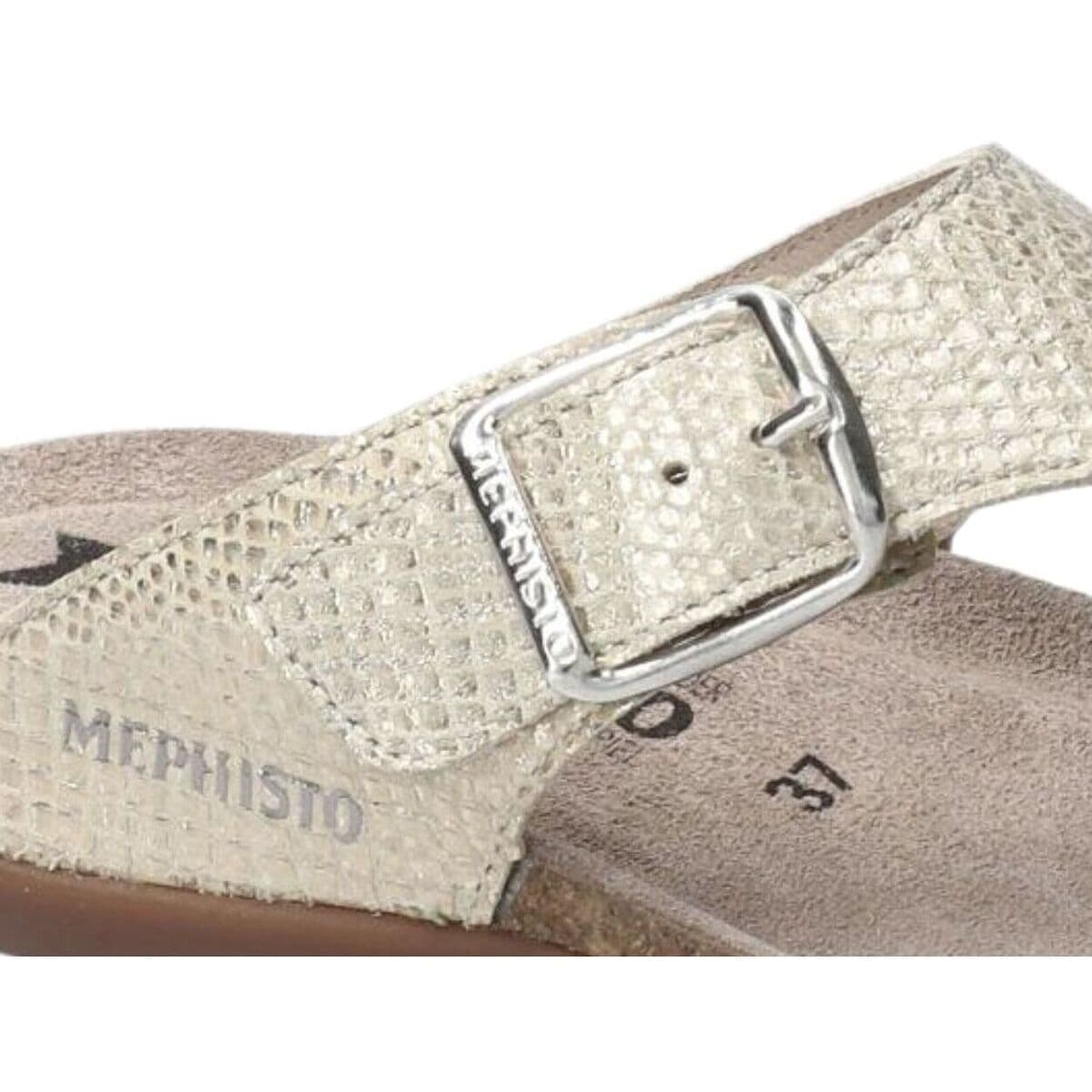 Women's Flip Flops Mephisto Gold