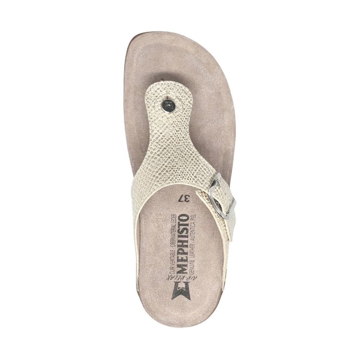 Women's Flip Flops Mephisto Gold