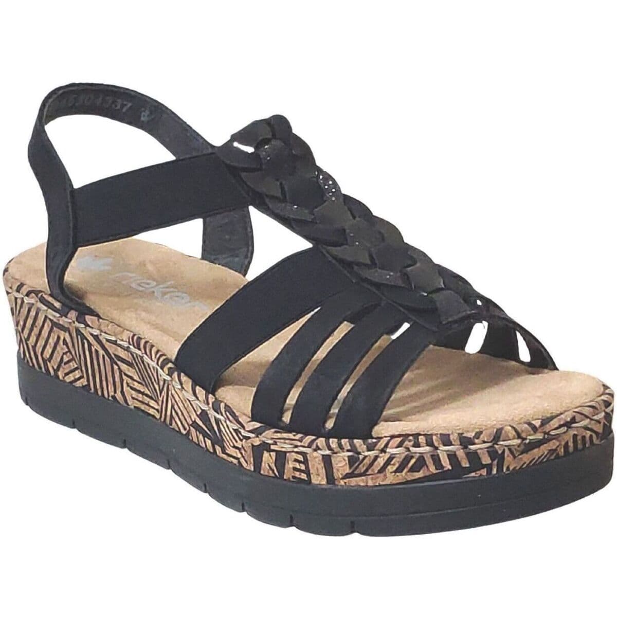 Women's Platforms Rieker Black