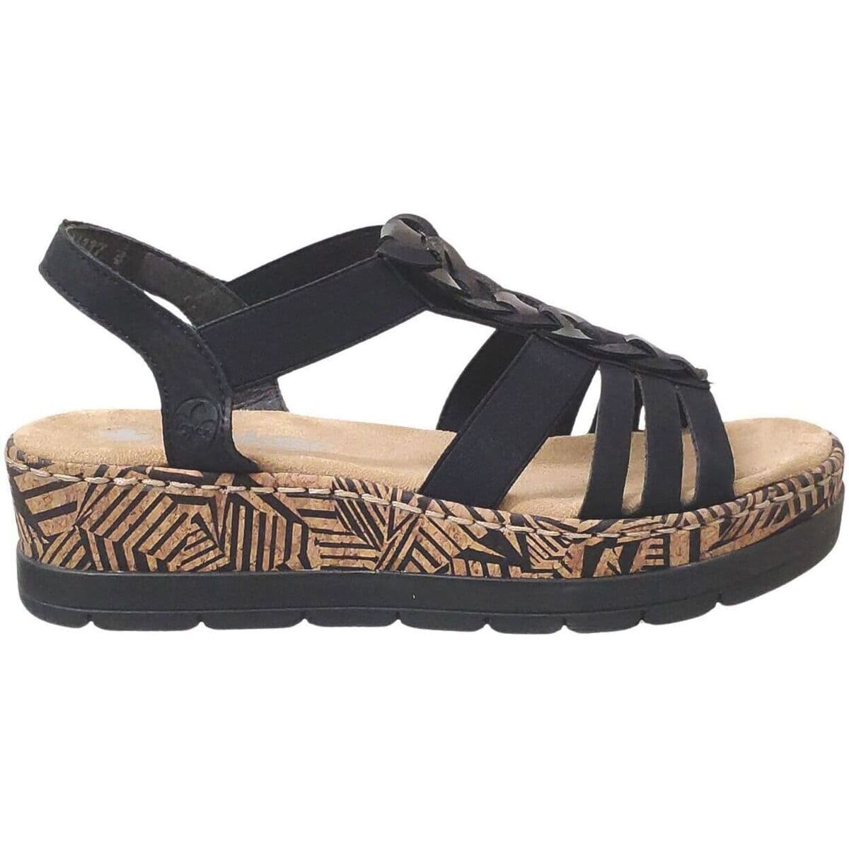 Women's Platforms Rieker Black