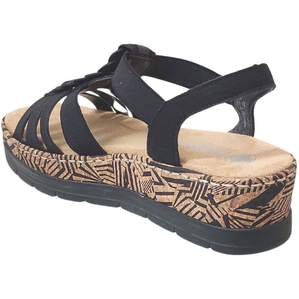 Women's Platforms Rieker Black