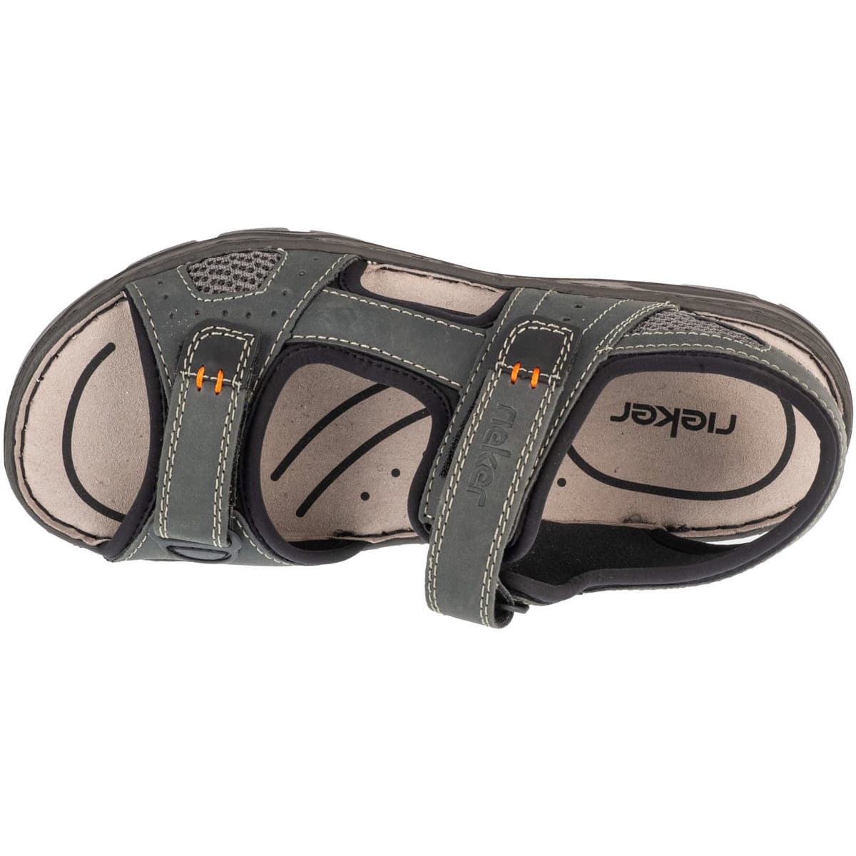 Men's Sports Sandals Rieker Gray