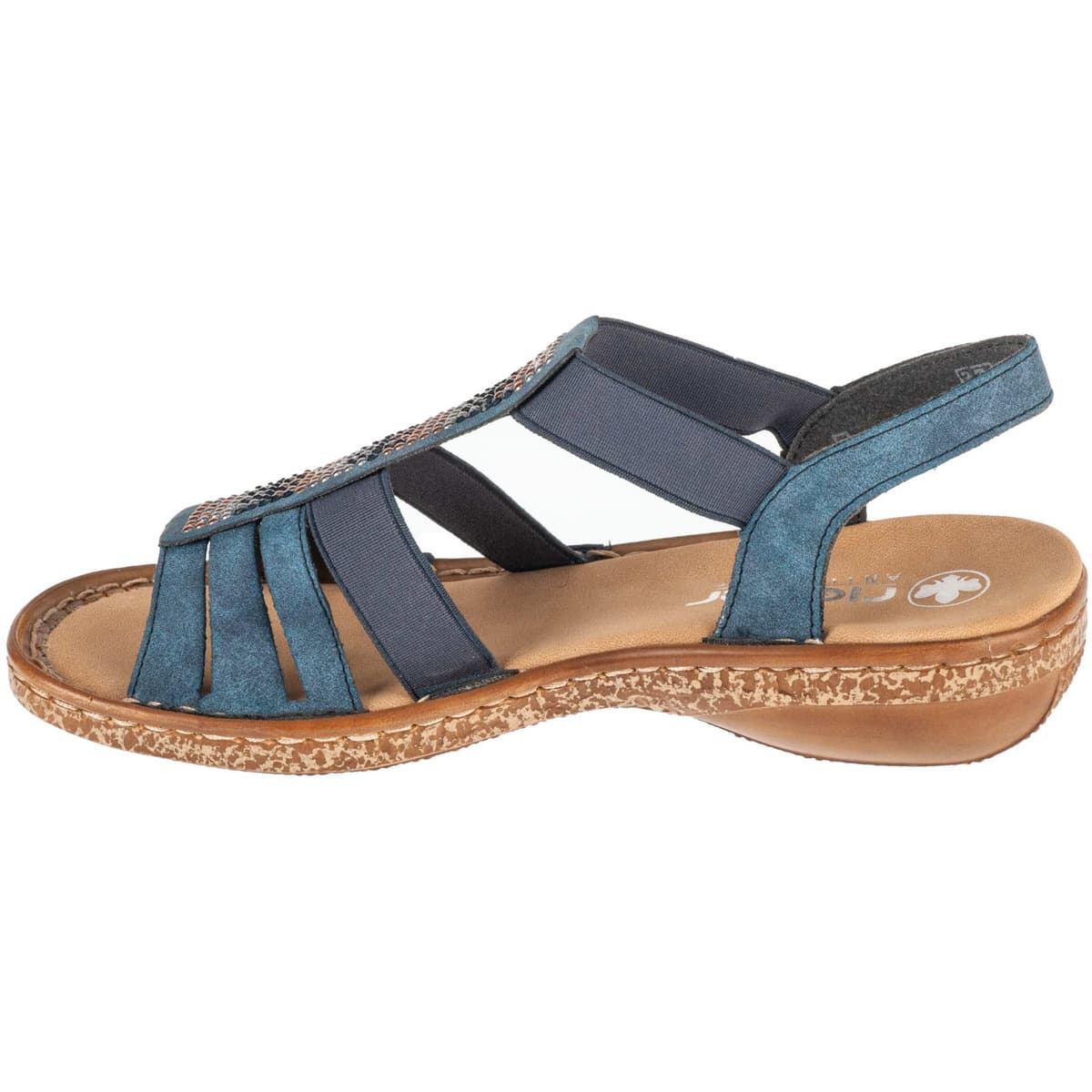 Women's Sports Sandals Rieker Blue