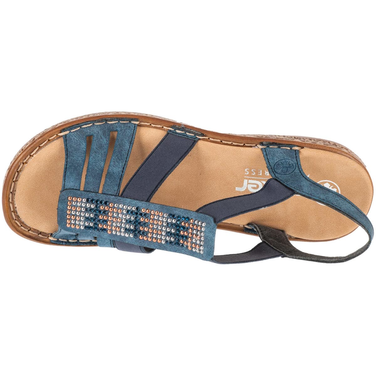 Women's Sports Sandals Rieker Blue