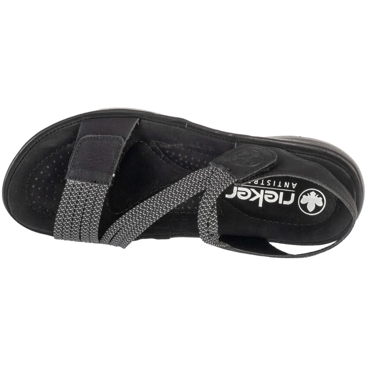 Women's Sports Sandals Rieker Black