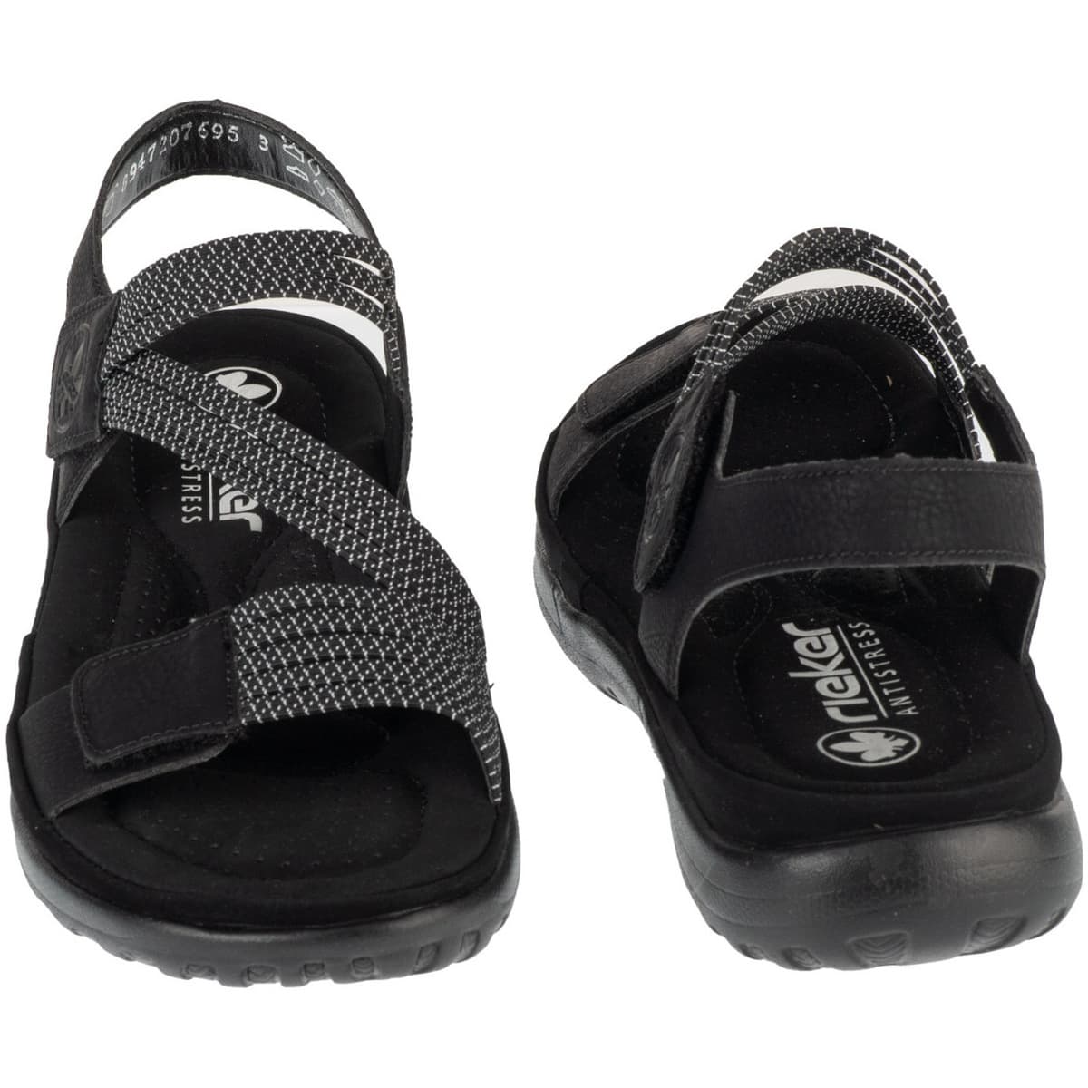 Women's Sports Sandals Rieker Black