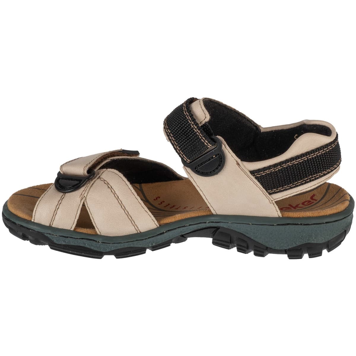 Women's Sports Sandals Rieker Beige