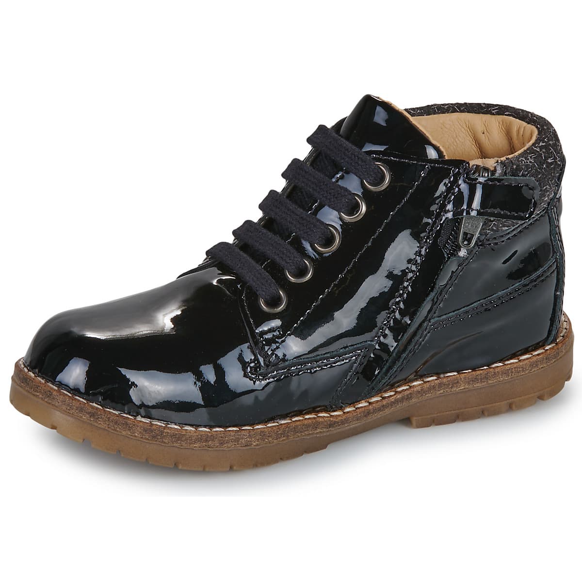 Girls' Ankle Boots Pom d'Api Black