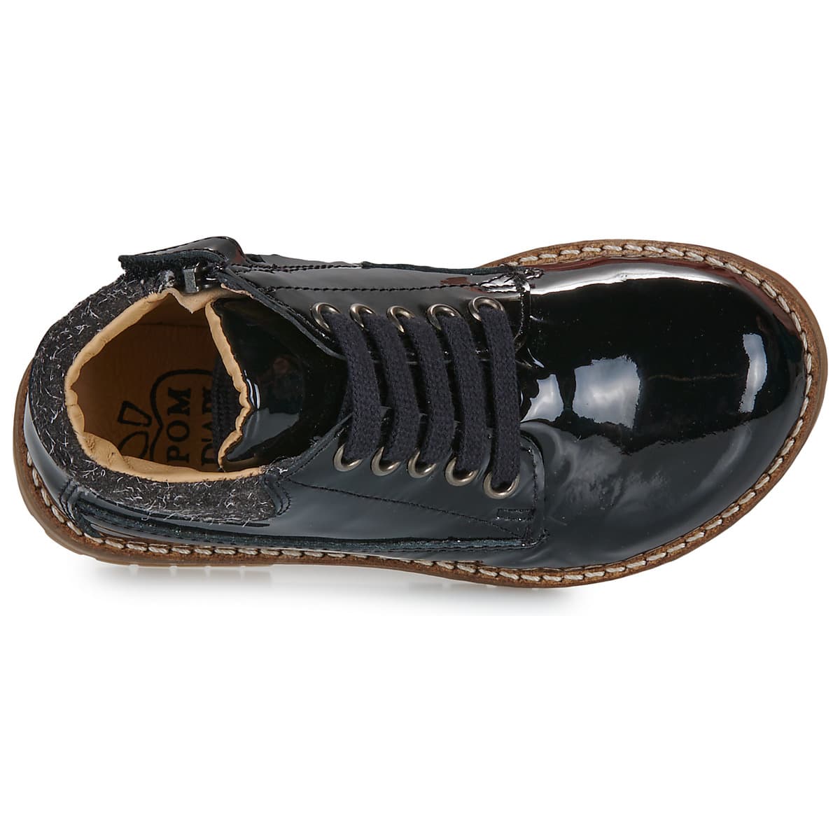 Girls' Ankle Boots Pom d'Api Black
