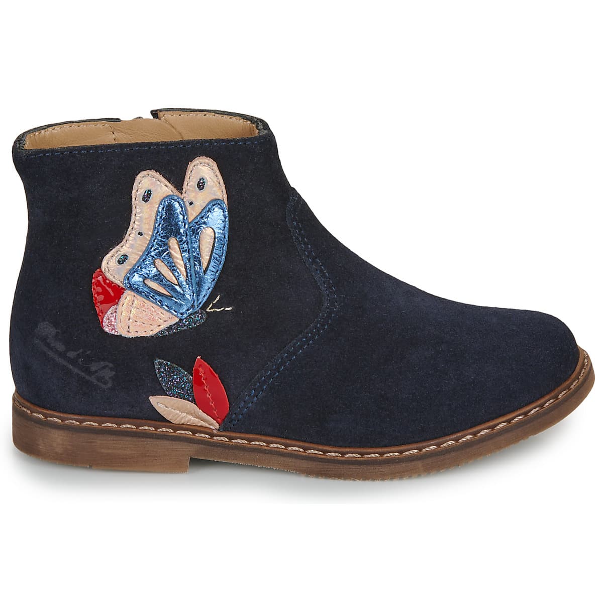 Girls' Ankle Boots Pom d'Api Blue