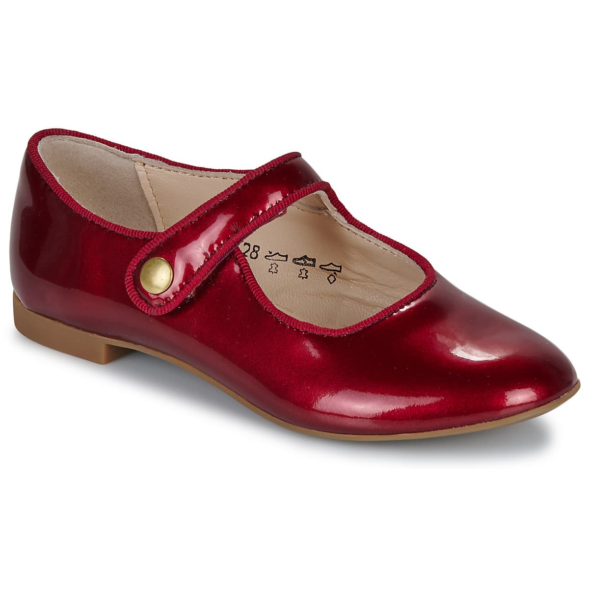 Women's Ballet Flats Pom d'Api Red