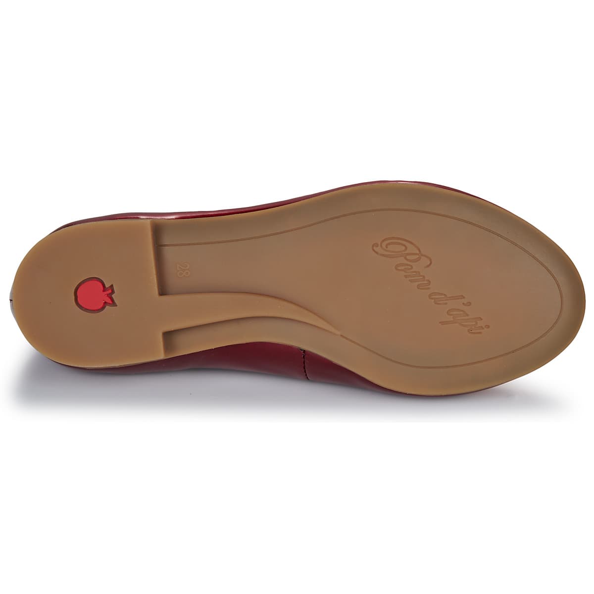 Women's Ballet Flats Pom d'Api Red