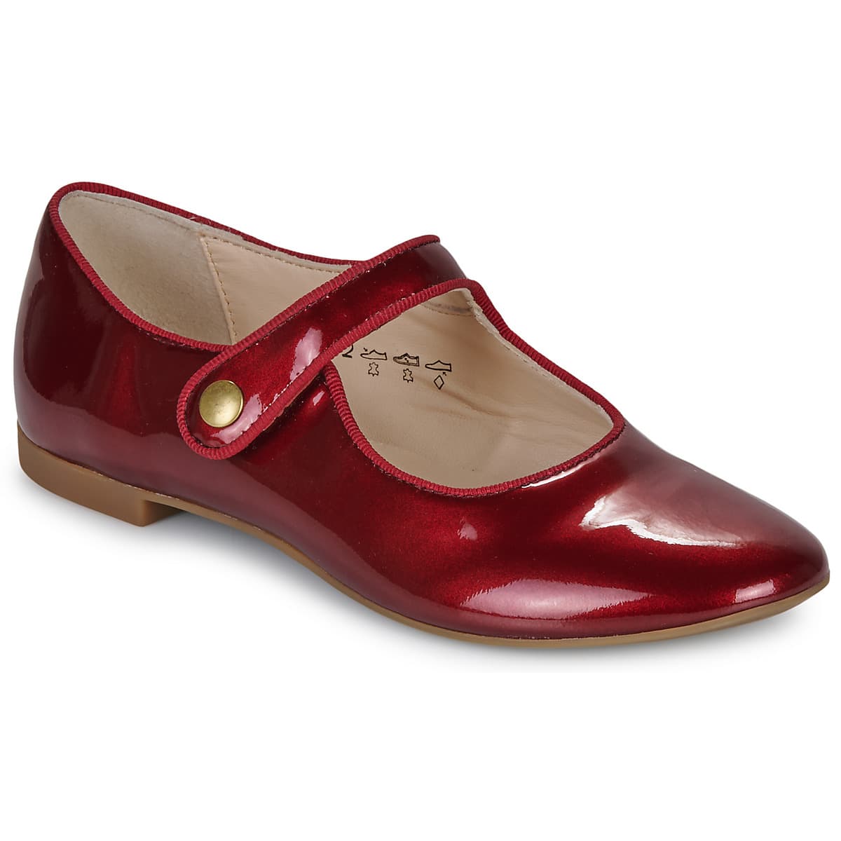 Women's Ballet Flats Pom d'Api Red