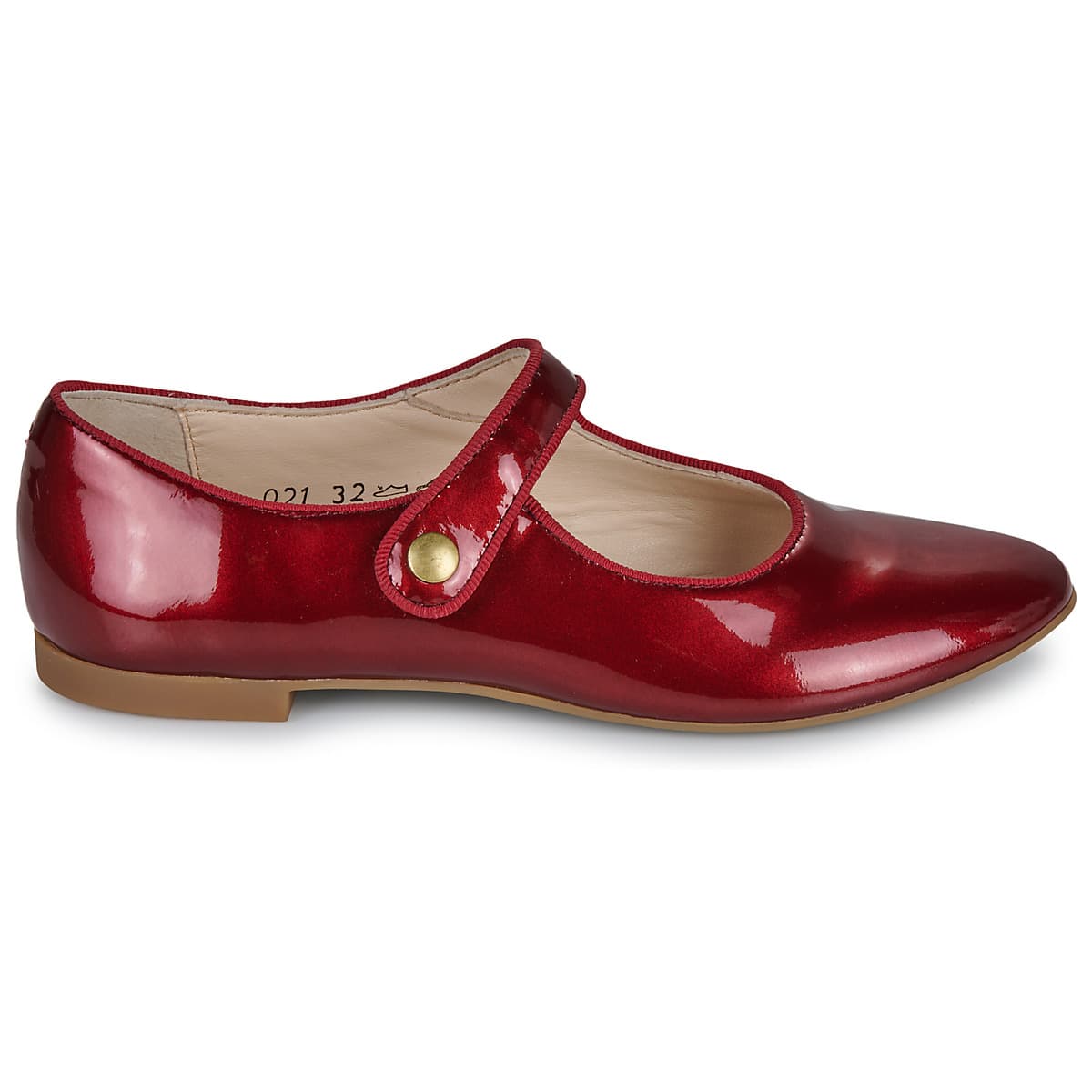 Women's Ballet Flats Pom d'Api Red