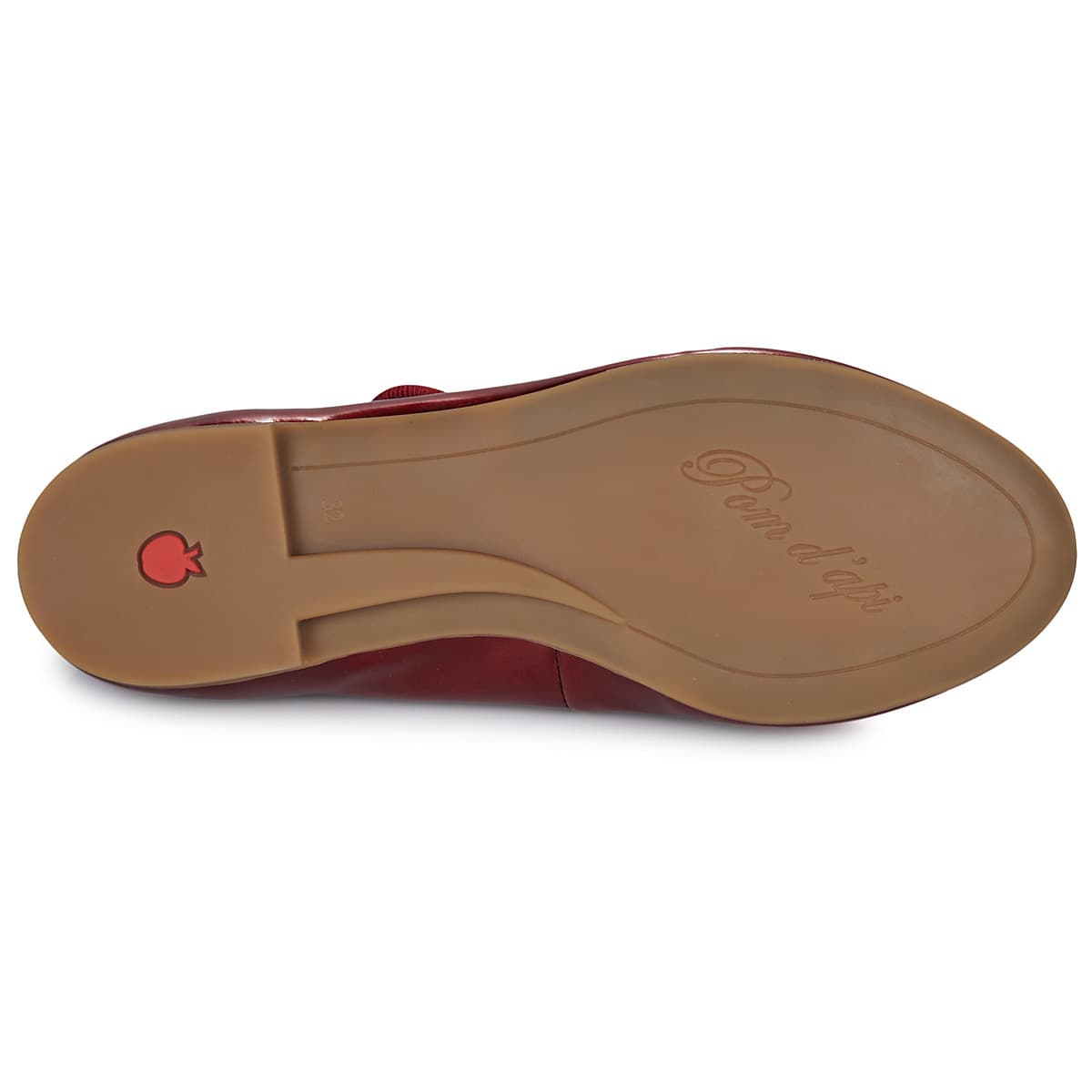 Women's Ballet Flats Pom d'Api Red