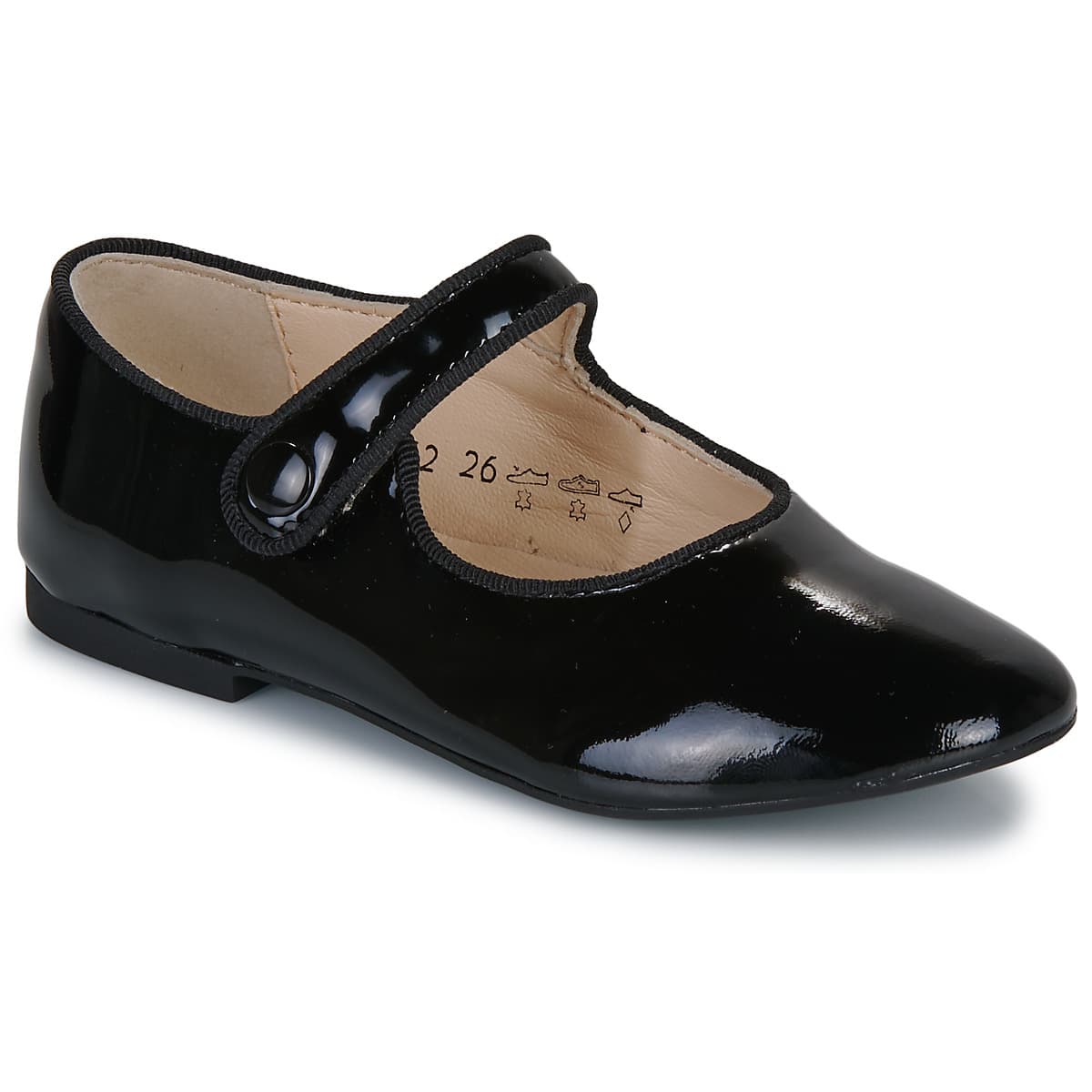 Women's Ballet Flats Pom d'Api Black