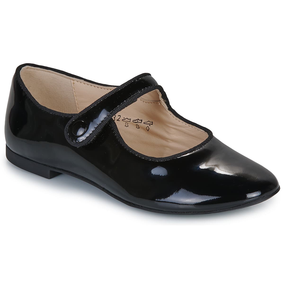 Women's Ballet Flats Pom d'Api Black
